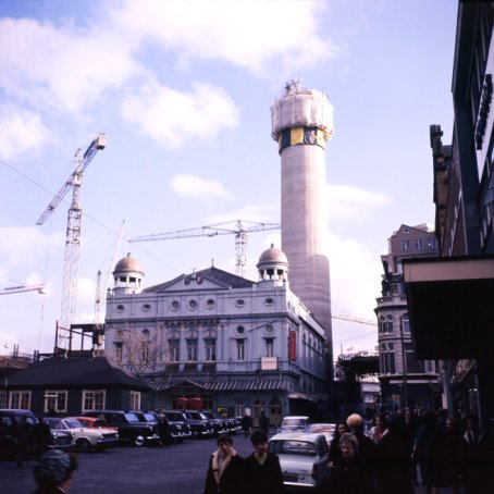 Building the Beacon, from Williamson Square