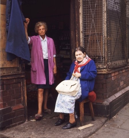 Shopkeeper & friend 